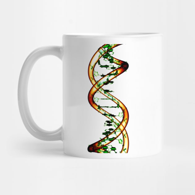 DNA molecule, conceptual artwork (F002/4585) by SciencePhoto